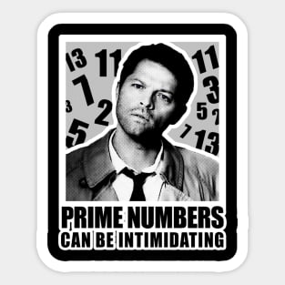 Prime Numbers are Intimidating Sticker